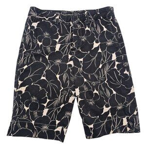 Women's Floral Print Bermuda Shorts | FMX Design Studio | Size 3